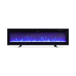 50-Zoll-Elektrokamin – 3D-Flammeneffekt, 12 Farben, Wand-/Einbau-/Standkamin, 900 W/1800 W