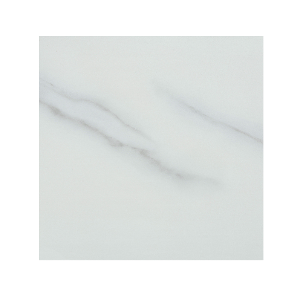 Quadratischer PVC Bodenbelag Selbstklebend Weißer Marmor Vinylboden 30x30cm 5m² 56 Stk